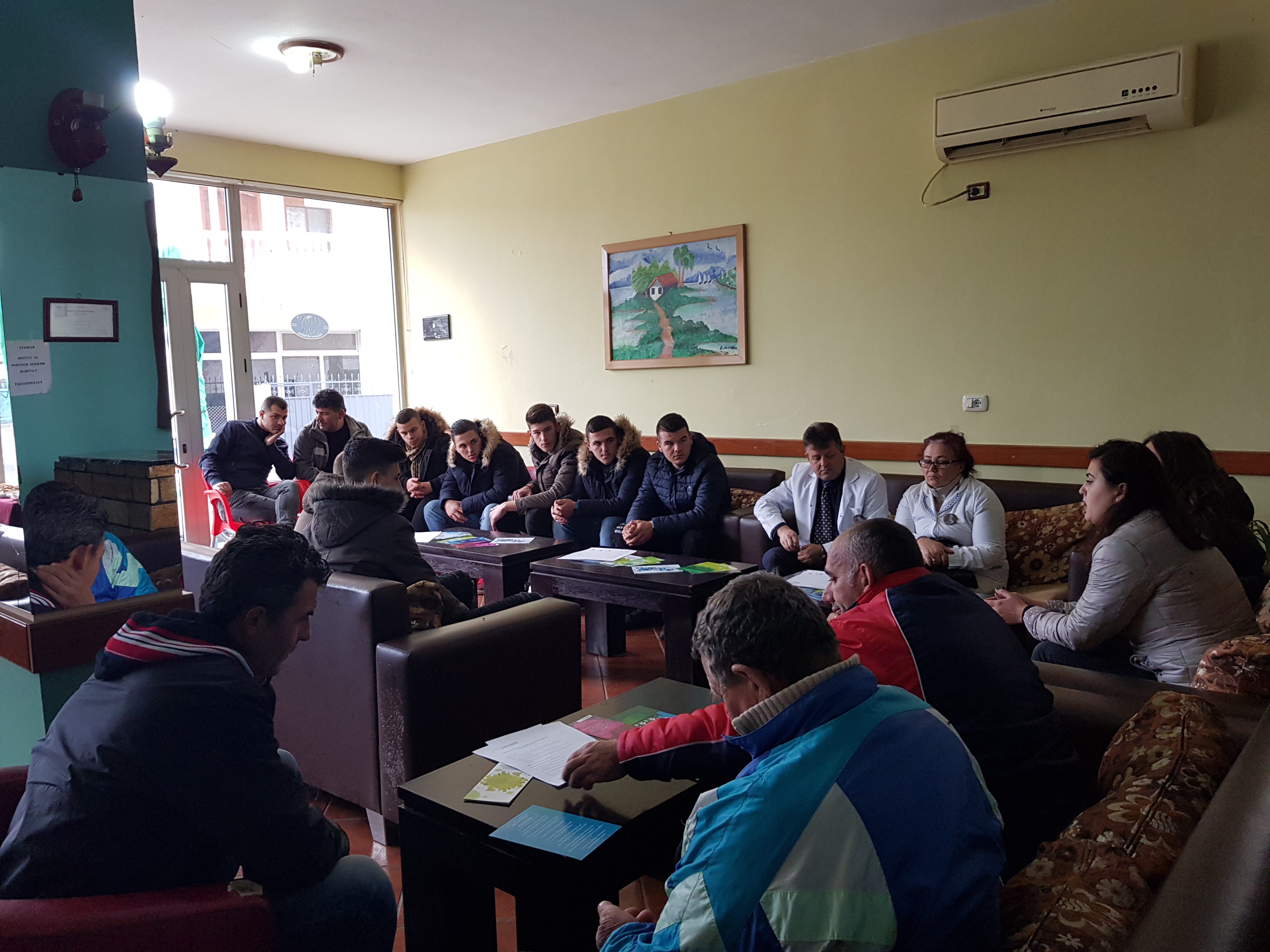 Campagna sensibilizzazione a Gjader